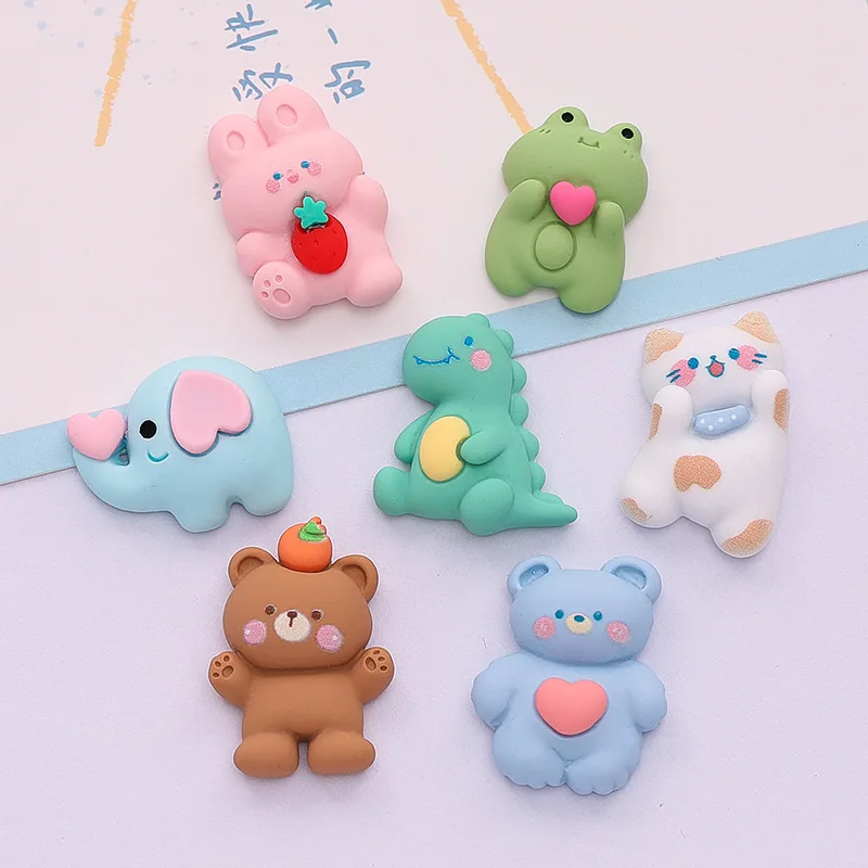 100pcs Kawaii Cartoon Animals Dinosaur ElephantsFlatback Resin Cabochon DIY Scrapbooking Craft Hair Bows Center Accessories
100pcs Kawaii Cartoon Animals Dinosaur ElephantsFlatback Resin Cabochon DIY Scrapbooking Craft Hair Bows Center Accessories