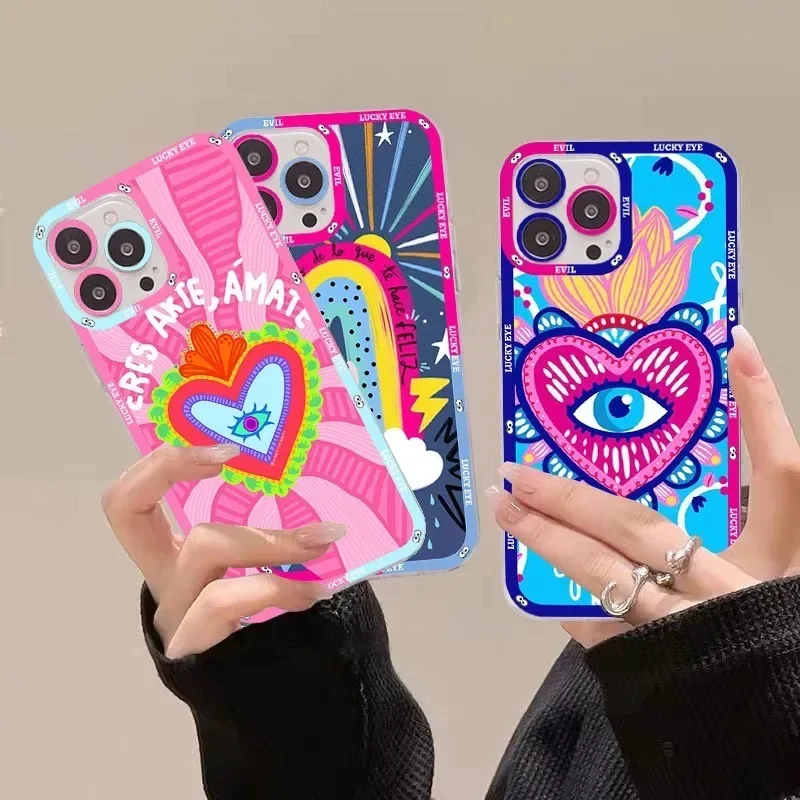 Funny Lucky Eye Blue Evil Eyes Phone Case For iPhone 16 15 13 12 14 11 Pro Max Mini 7 8 Plus SE X XS 16E Shockproof Soft Cover
Funny Lucky Eye Blue Evil Eyes Phone Case For iPhone 16 15 13 12 14 11 Pro Max Mini 7 8 Plus SE X XS 16E Shockproof Soft Cover