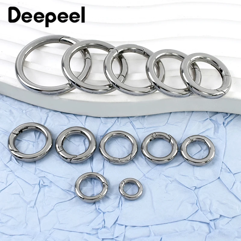 2/5Pcs 10-35mm 304 O Ring Stainless Steel Buckle Pet Collar Carabiner Clip Keychain Snap Hook Bag Strap Accessories for Handbags
2/5Pcs 10-35mm 304 O Ring Stainless Steel Buckle Pet Collar Carabiner Clip Keychain Snap Hook Bag Strap Accessories for Handbags