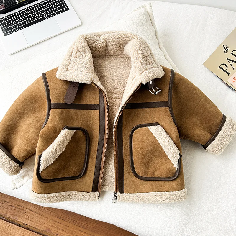 Toddler Boy Woolen Jacket New Winter Windproof Thicken Warm Fur And Feather Little Boy Outerwear Coat Stand Collar Kids Boy Coat
Toddler Boy Woolen Jacket New Winter Windproof Thicken Warm Fur And Feather Little Boy Outerwear Coat Stand Collar Kids Boy Coat