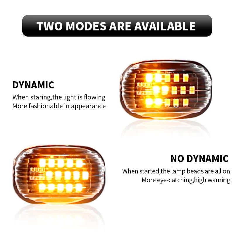 2PCS for Toyota Corolla E10/E11/E12 MR 2 W20/W30 RAV 4 SXA1/ACA2 Starlet EP 91 Led Side Marker Light Dynamic Turn Signal Blinker
2PCS for Toyota Corolla E10/E11/E12 MR 2 W20/W30 RAV 4 SXA1/ACA2 Starlet EP 91 Led Side Marker Light Dynamic Turn Signal Blinker