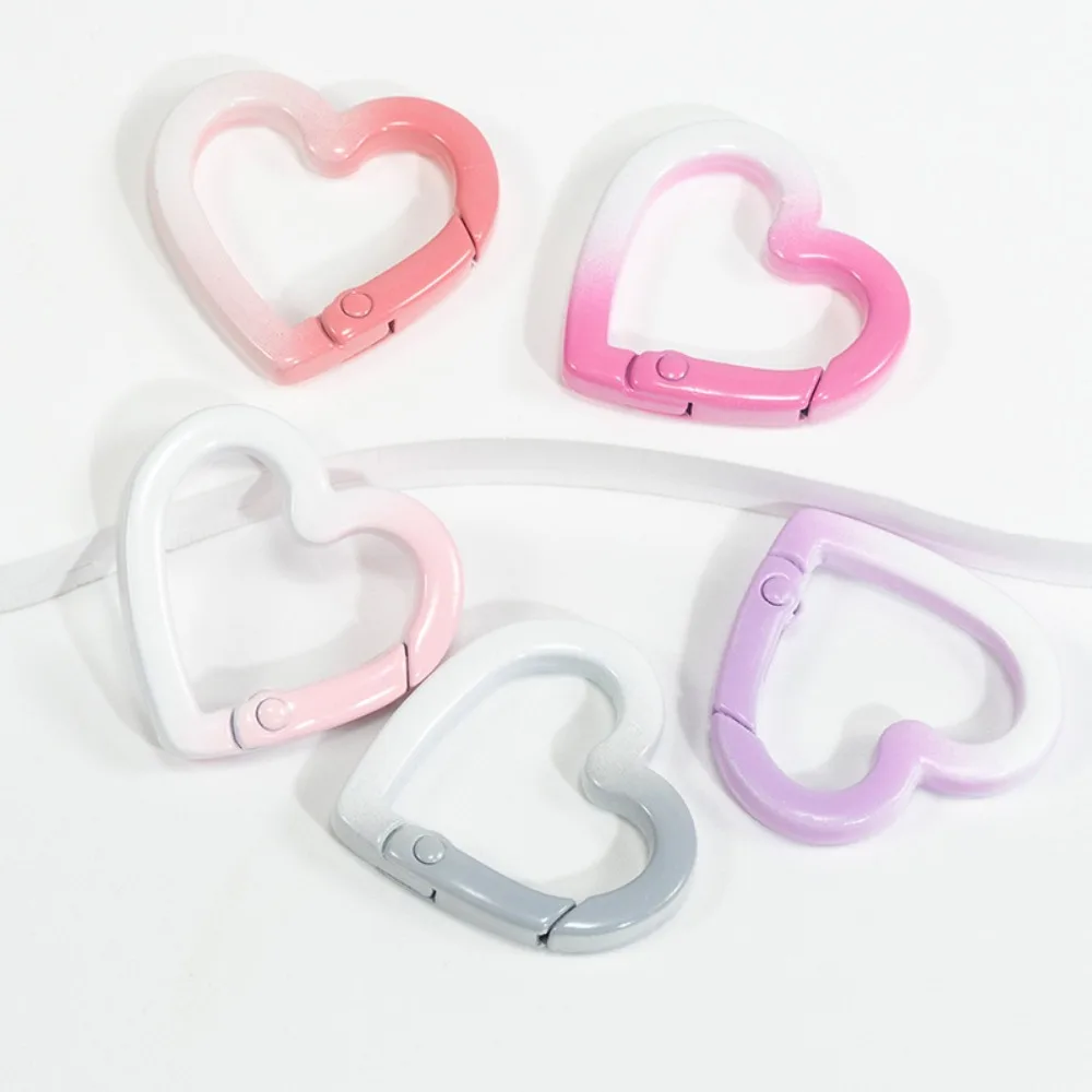 10pcs Colorful Heart Shaped Carabiner Hook Rings Single Loop Ornament Keyrings Connecting Buckles Pendant Metal
10pcs Colorful Heart Shaped Carabiner Hook Rings Single Loop Ornament Keyrings Connecting Buckles Pendant Metal