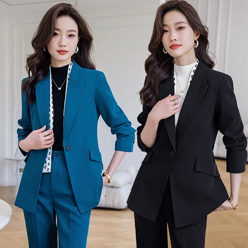Autumn and Winter New Professional Women's Clothing Casual Fashion Slimming Elegant Suit Suit Internet Celebrity White Collar In
Autumn and Winter New Professional Women's Clothing Casual Fashion Slimming Elegant Suit Suit Internet Celebrity White Collar In
