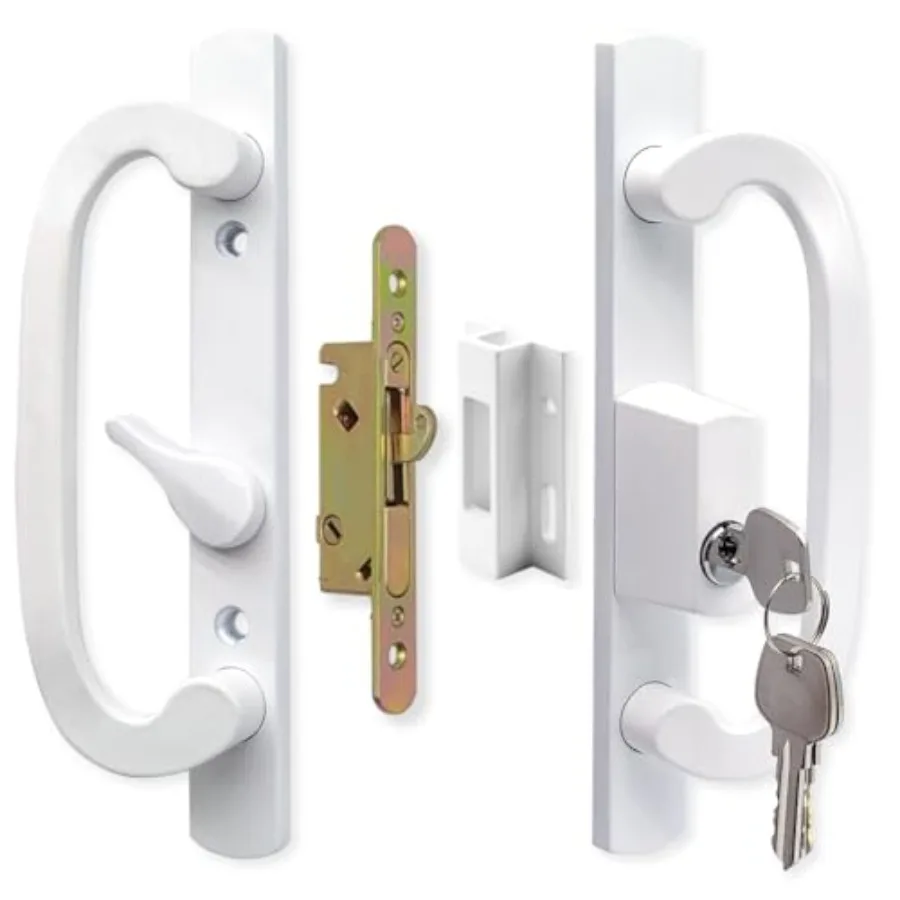 Patio Sliding Door Handle Set with Mortise Lock, Key Cylinder and Keeper, Replacement Handle Lock Set Fits Door Thickness from
Patio Sliding Door Handle Set with Mortise Lock, Key Cylinder and Keeper, Replacement Handle Lock Set Fits Door Thickness from