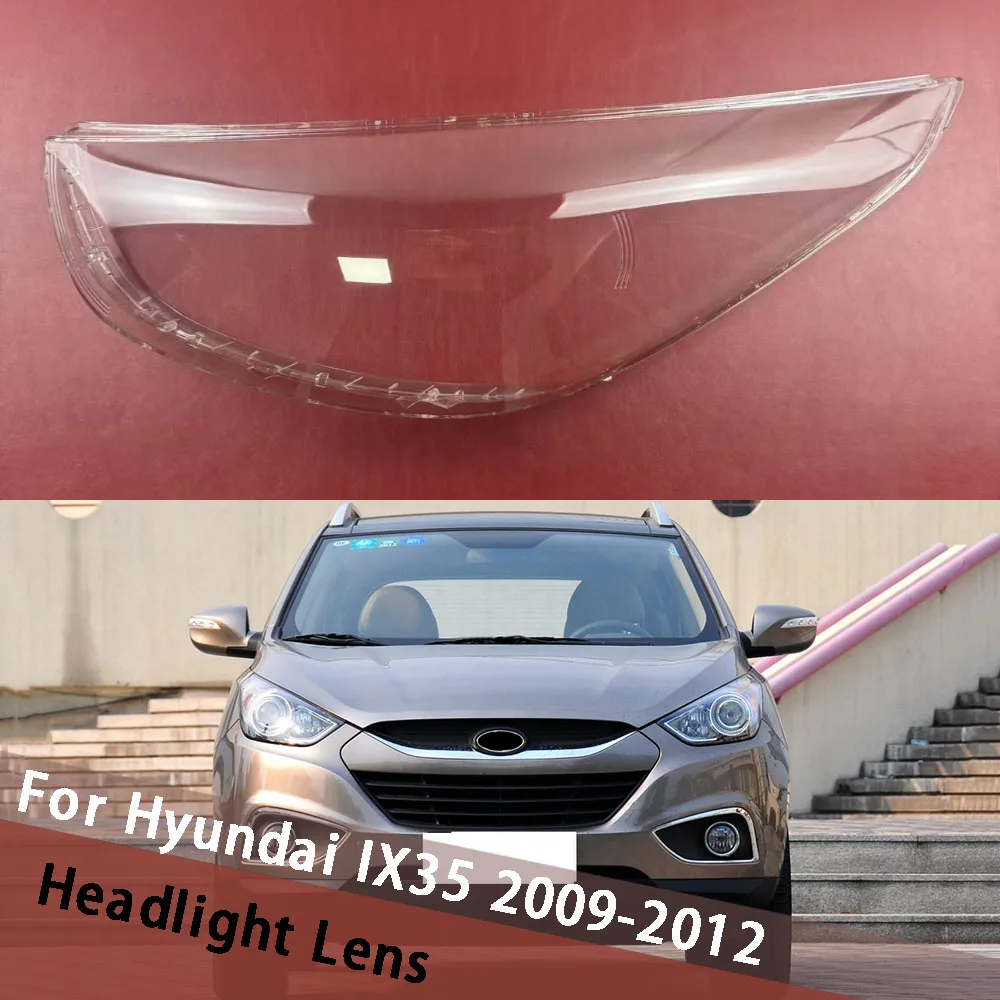 For Hyundai IX35 2009 2010 2011 2012 (With Stripe) Headlight Lens Cover Housing Lamp Lampshade Headlamp Shell Mask Plexiglass
For Hyundai IX35 2009 2010 2011 2012 (With Stripe) Headlight Lens Cover Housing Lamp Lampshade Headlamp Shell Mask Plexiglass
