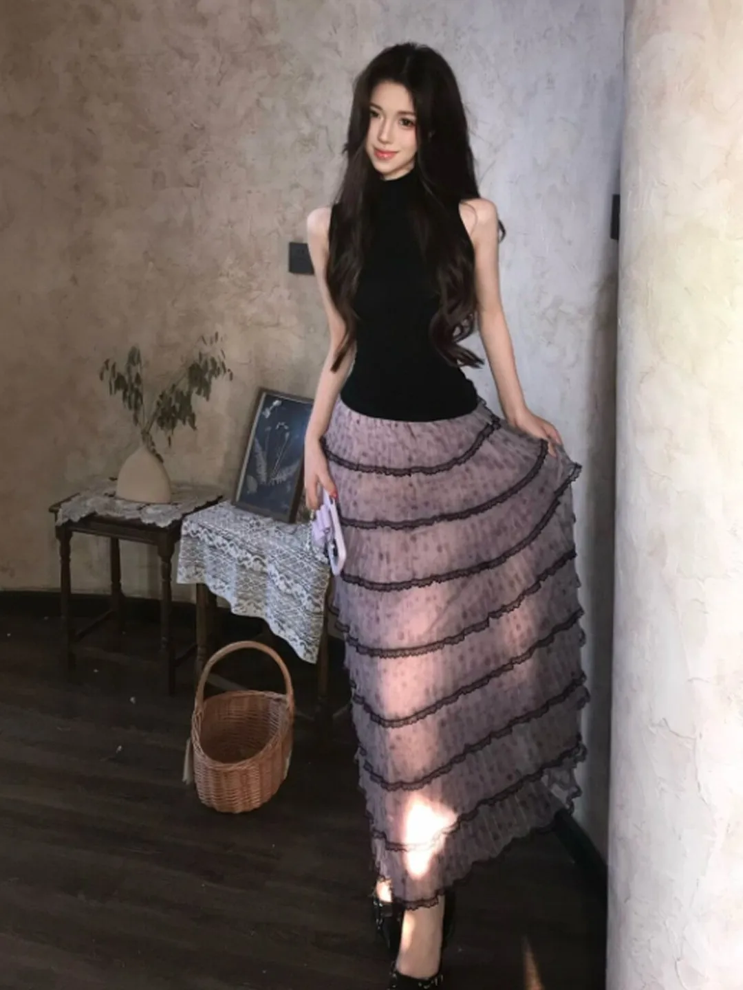 Elegant Vest Top And Skirt Set Sisterly Style Summer Fashion Two-Piece Suit Comfortable Cotton round Neck No Sleeve Women's O...
Elegant Vest Top And Skirt Set Sisterly Style Summer Fashion Two-Piece Suit Comfortable Cotton round Neck No Sleeve Women's O...