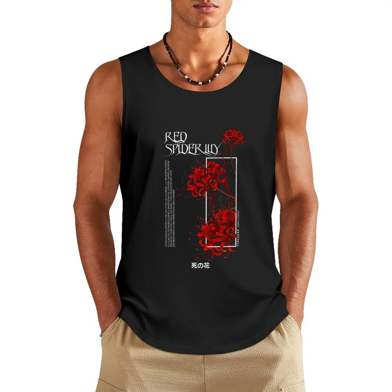 japanese red spider lily aesthetic Tank Top Men's gym articles sleeveless man shirts Men's clothing vest for men
japanese red spider lily aesthetic Tank Top Men's gym articles sleeveless man shirts Men's clothing vest for men