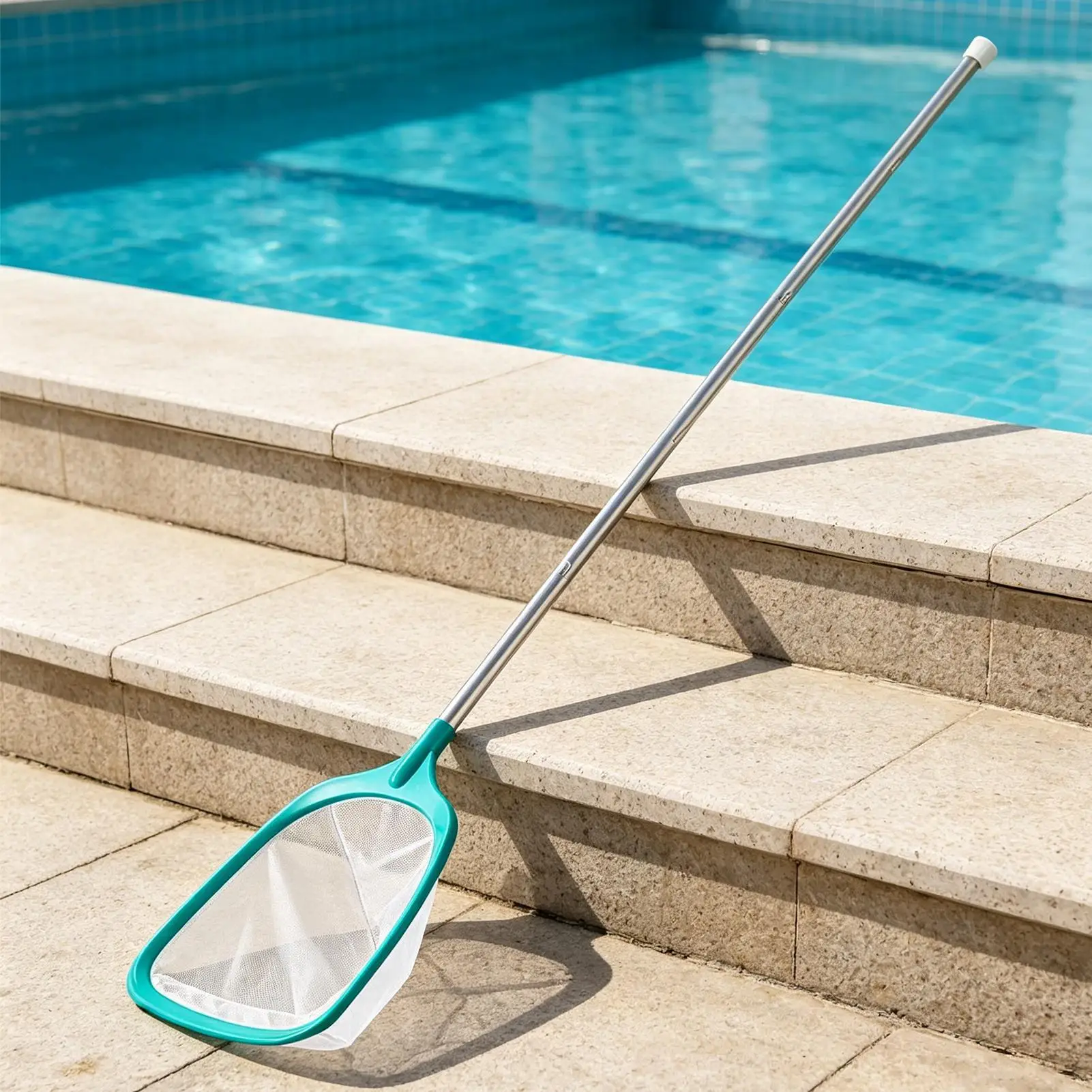 Pool Skimmer Net Adjustable Fine Mesh Aluminum Pole With Three-section Pole Pool Cleaner Net For Pond Water Garden Spa Hot Tub
Pool Skimmer Net Adjustable Fine Mesh Aluminum Pole With Three-section Pole Pool Cleaner Net For Pond Water Garden Spa Hot Tub