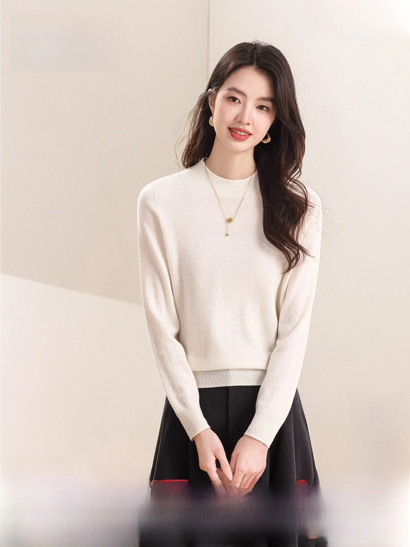 Snow Flng Women's Camere Blend Base irt Casual Long Sve f High Collar Warm Thermal Pure Color Woolen Sweater
Snow Flng Women's Camere Blend Base irt Casual Long Sve f High Collar Warm Thermal Pure Color Woolen Sweater