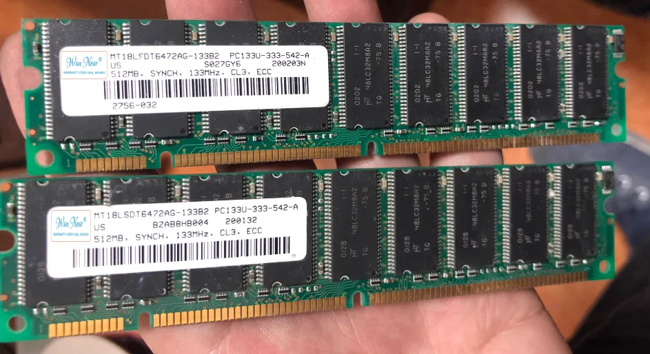 For 133MHz SDram 128MB 256MB 512MB 1GB CL3 ECC PC133U-333-542-A SDRAM ECC server memory
For 133MHz SDram 128MB 256MB 512MB 1GB CL3 ECC PC133U-333-542-A SDRAM ECC server memory