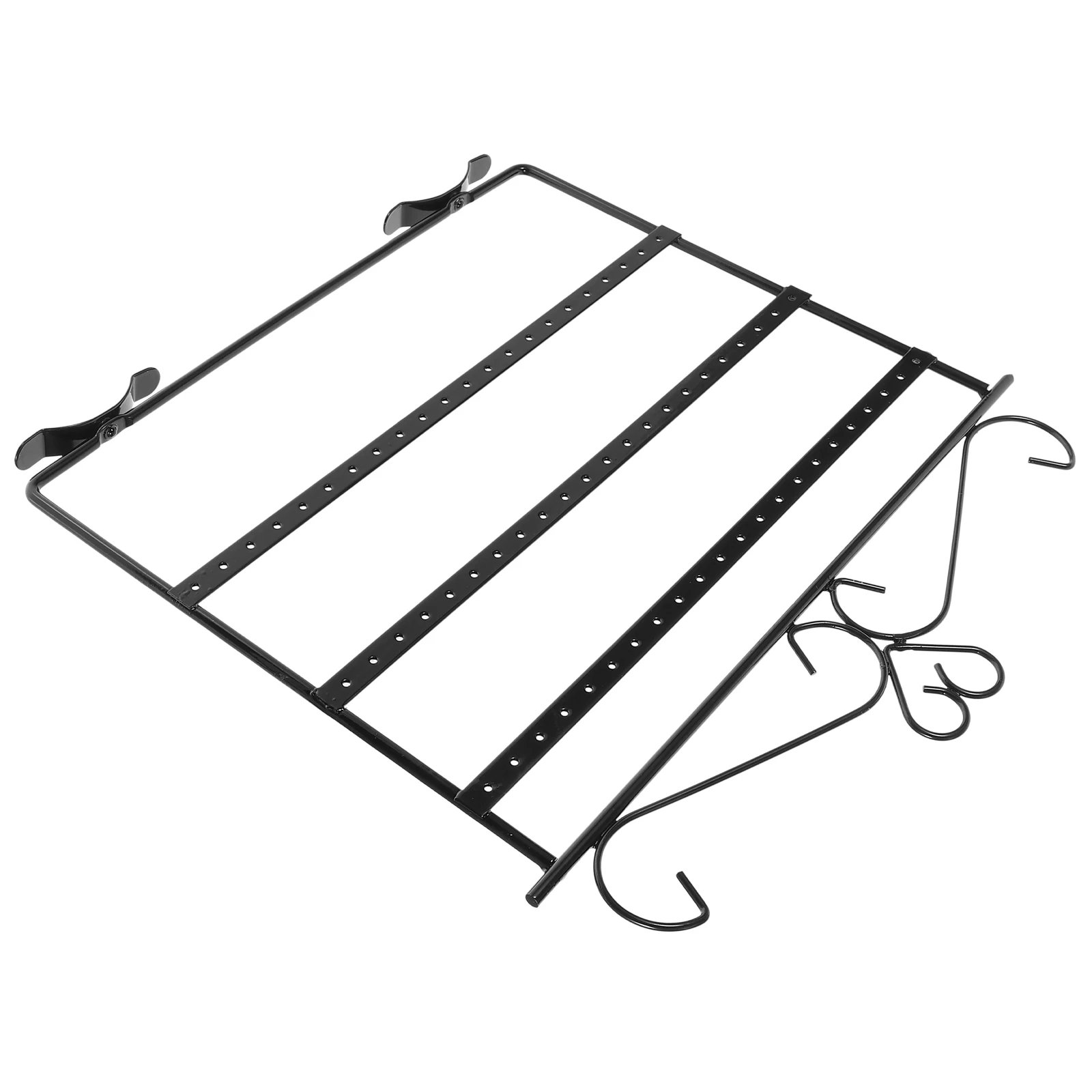 Jewelry Storage Rack Earring St Three Layers Black Iron Wall Mount ganizer For Home Bedroom Decorative Display
Jewelry Storage Rack Earring St Three Layers Black Iron Wall Mount ganizer For Home Bedroom Decorative Display