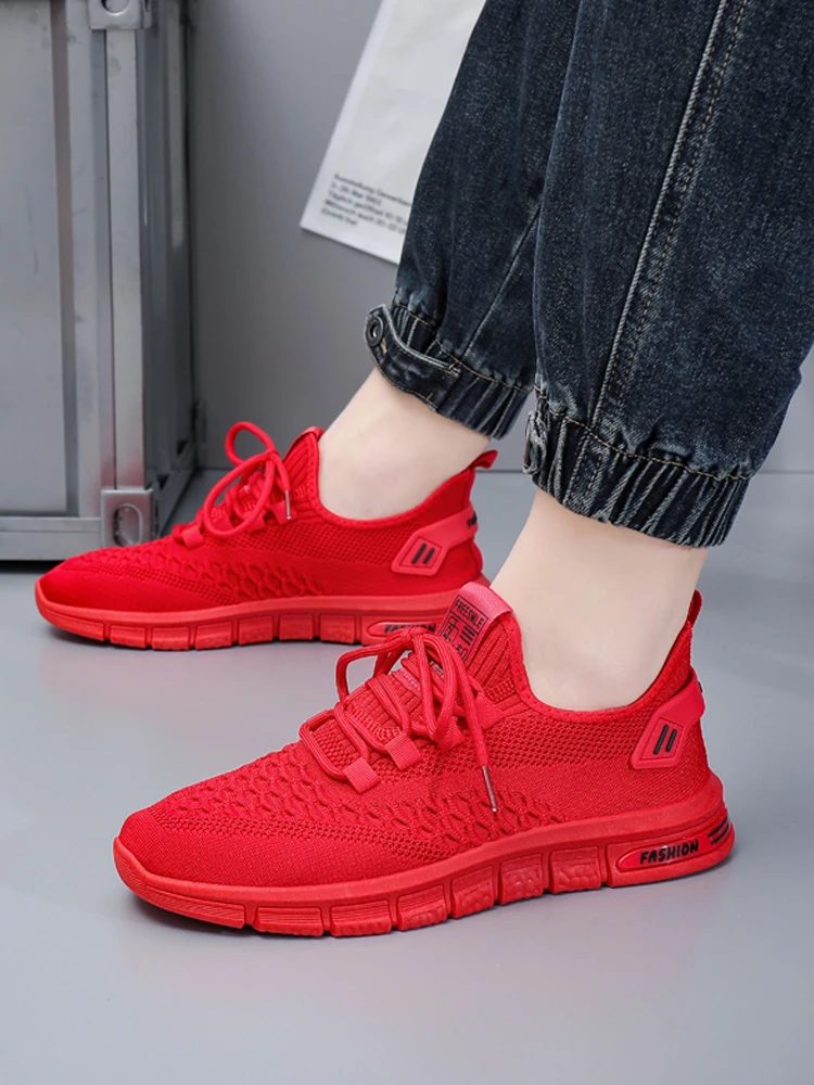 Men's lace up mesh breathable soft sole comfortable running shoes outdoor sports shoes
Men's lace up mesh breathable soft sole comfortable running shoes outdoor sports shoes