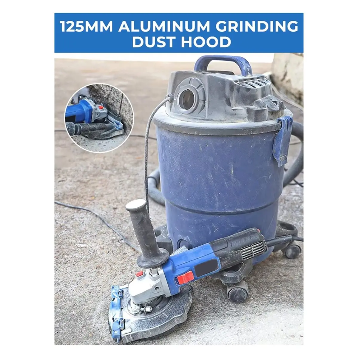 125MM Aluminium Grinding Dust Shroud for Angle Grinder Dustless Protection with 125MM Grinding Wheel
125MM Aluminium Grinding Dust Shroud for Angle Grinder Dustless Protection with 125MM Grinding Wheel