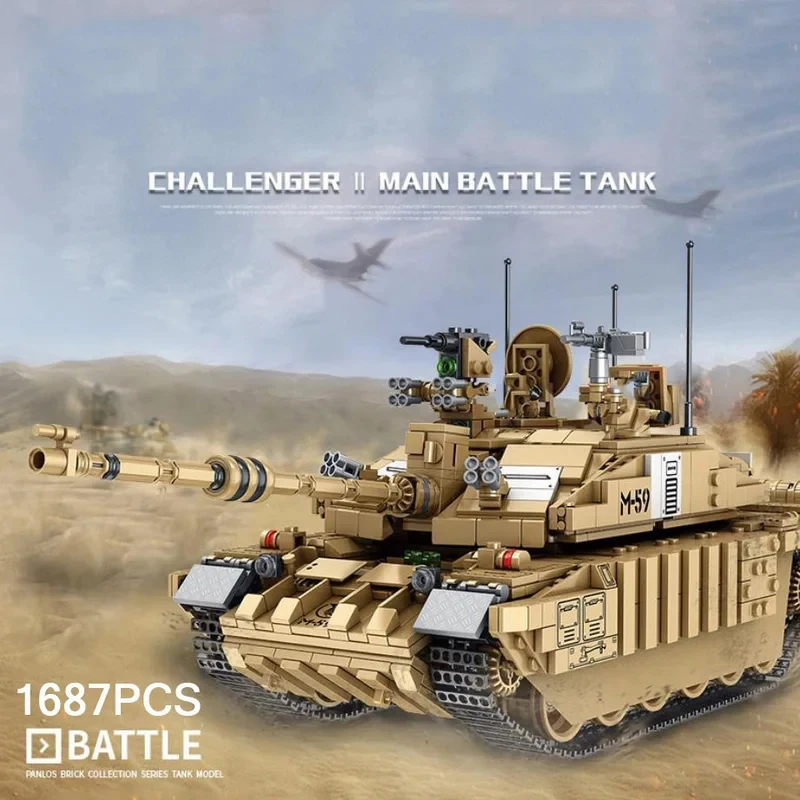 World War Britain England Challenger Ⅱ Main Battle Tank Military Vehicle Model Build Block WW2 Army Figures Brick Toy For Gifts
World War Britain England Challenger Ⅱ Main Battle Tank Military Vehicle Model Build Block WW2 Army Figures Brick Toy For Gifts