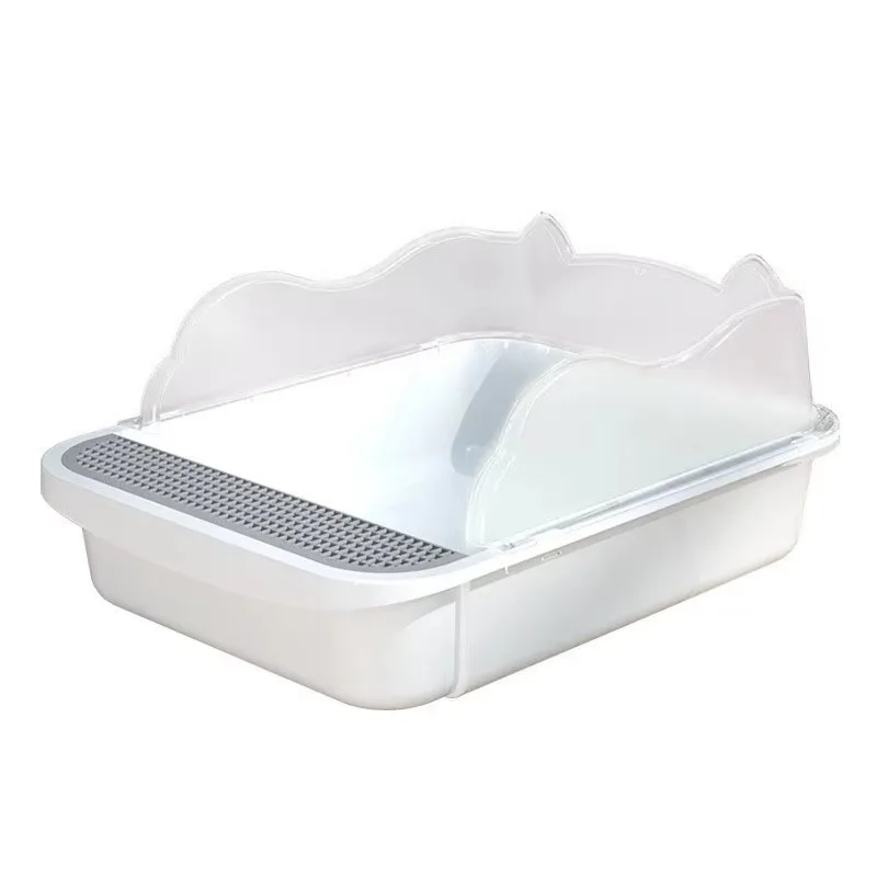 Extra Large Rectangular PP Semi-Enclosed Open Style Splash-Proof Outdoor Cat Litter Box Pet Supplies Drop
Extra Large Rectangular PP Semi-Enclosed Open Style Splash-Proof Outdoor Cat Litter Box Pet Supplies Drop