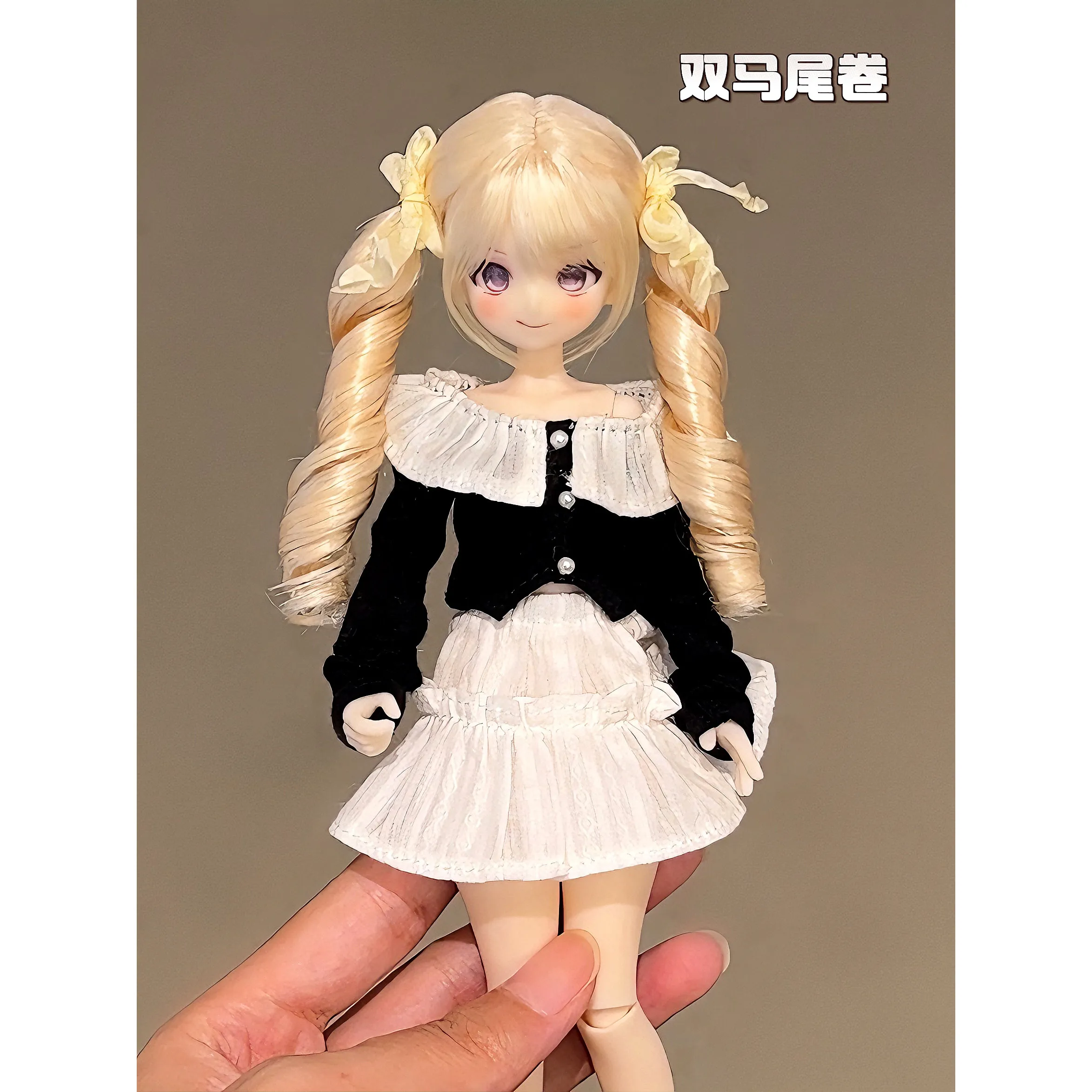 Handmade Doll Wig Cute Bangs Ponytail Soft Mohair Wig Suitable For Azone Ob21 Bjd Hair Doll Accessories
Handmade Doll Wig Cute Bangs Ponytail Soft Mohair Wig Suitable For Azone Ob21 Bjd Hair Doll Accessories