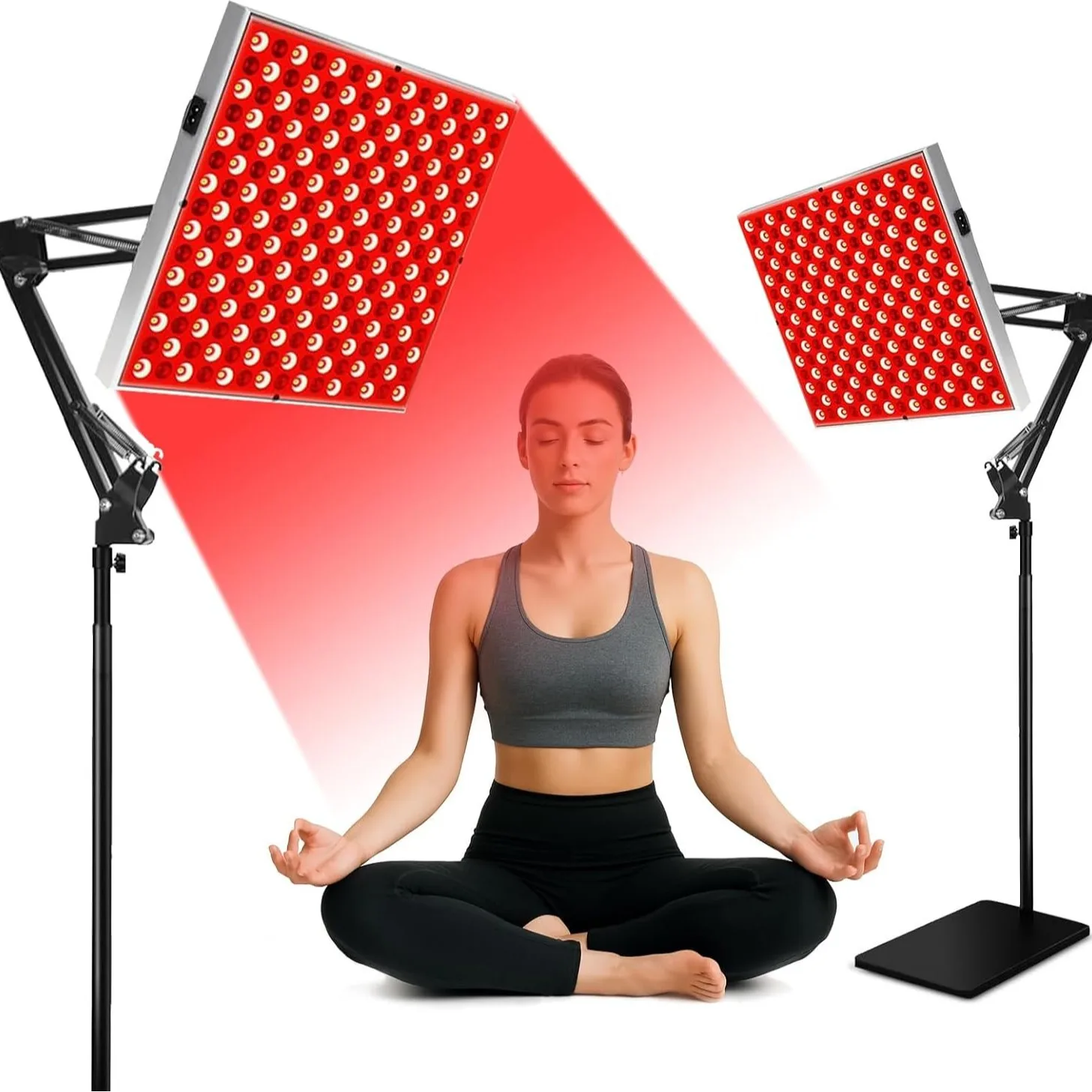 Floor bracket LED physiotherapy light Infrared light Beauty light 45W physiotherapy light, baking light, full blue sunbathing
Floor bracket LED physiotherapy light Infrared light Beauty light 45W physiotherapy light, baking light, full blue sunbathing