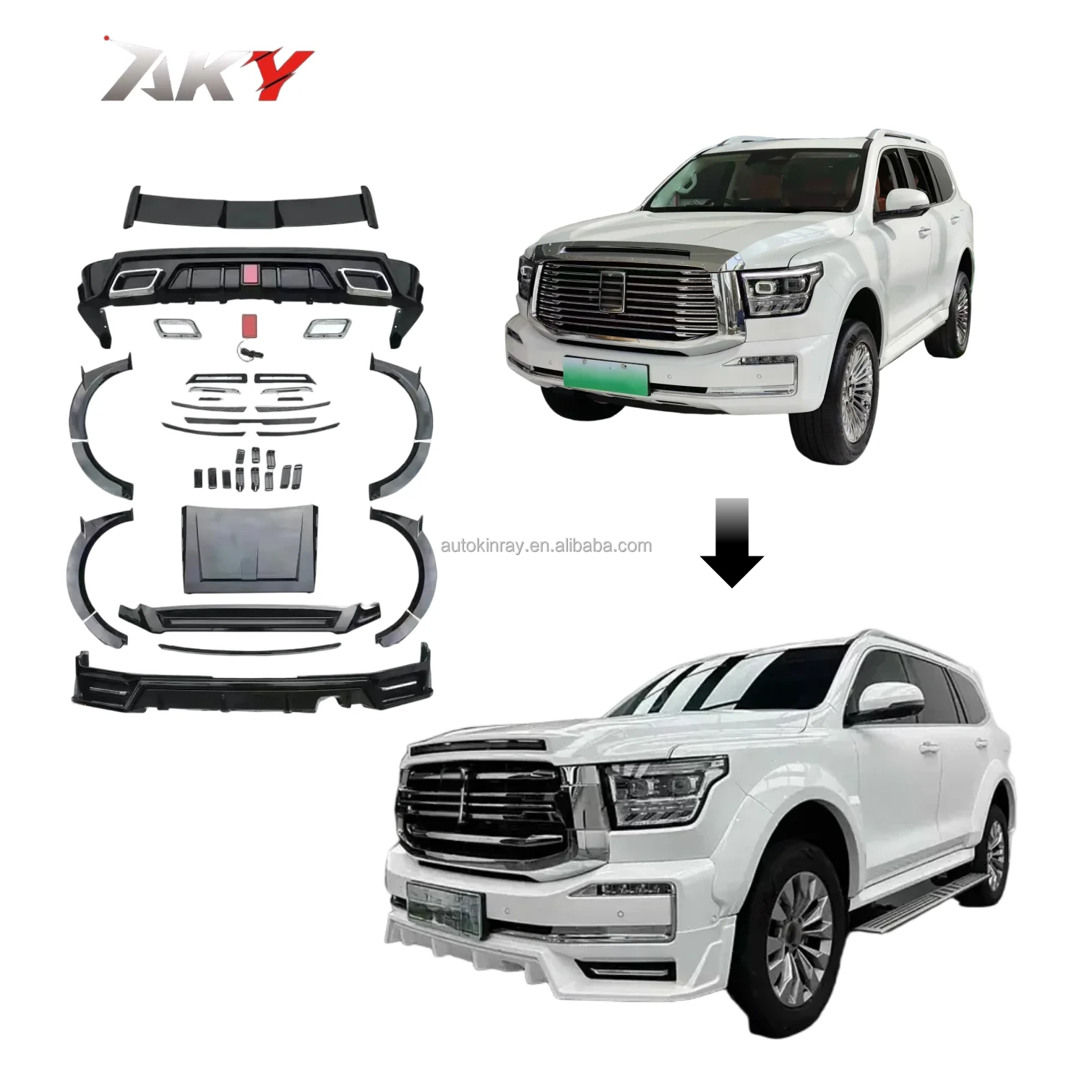 Новый дизайн обвеса 2022+ для Tank 500 T500 SUV: высококачественные бампер, капот, расширители арок, диффузор – аксессуары для тюнинга автомобиля
Новый дизайн обвеса 2022+ для Tank 500 T500 SUV: высококачественные бампер, капот, расширители арок, диффузор – аксессуары для тюнинга автомобиля