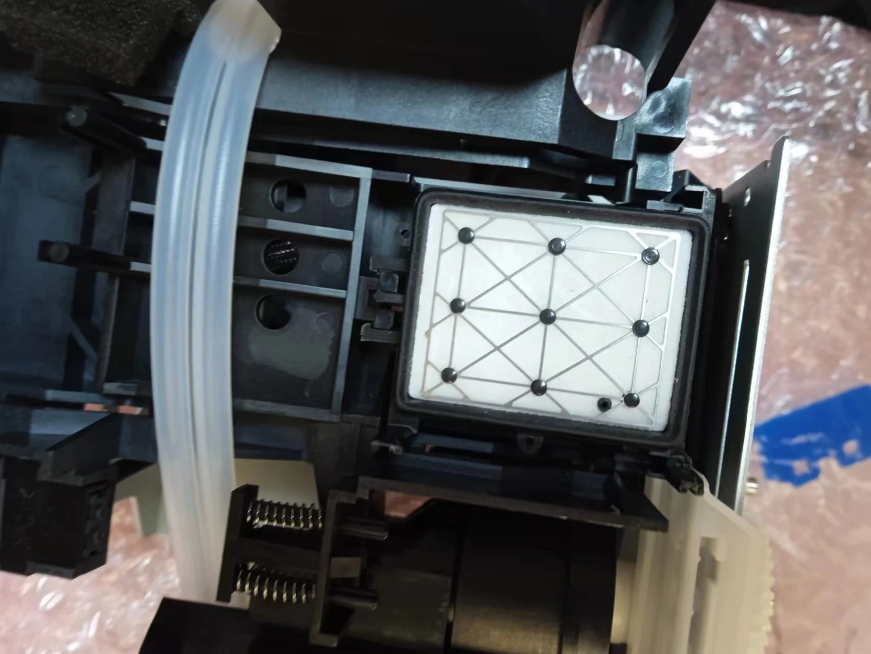 Original and new mutoh rj900x printer capping tation for cleaning pump ink for dx5 printhead
Original and new mutoh rj900x printer capping tation for cleaning pump ink for dx5 printhead