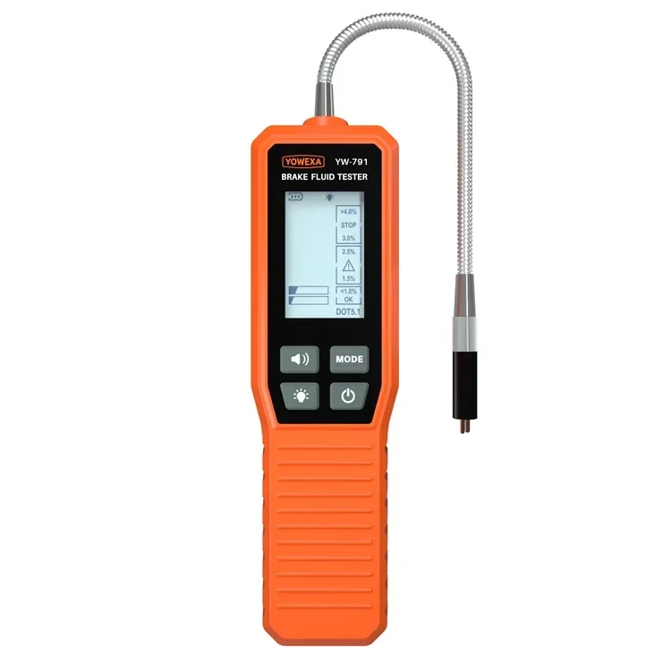 YW-791 High Sensitivity Sensor Multiple Oil Type Testing Sound and Light Double Alarm Brake Fluid Tester
YW-791 High Sensitivity Sensor Multiple Oil Type Testing Sound and Light Double Alarm Brake Fluid Tester