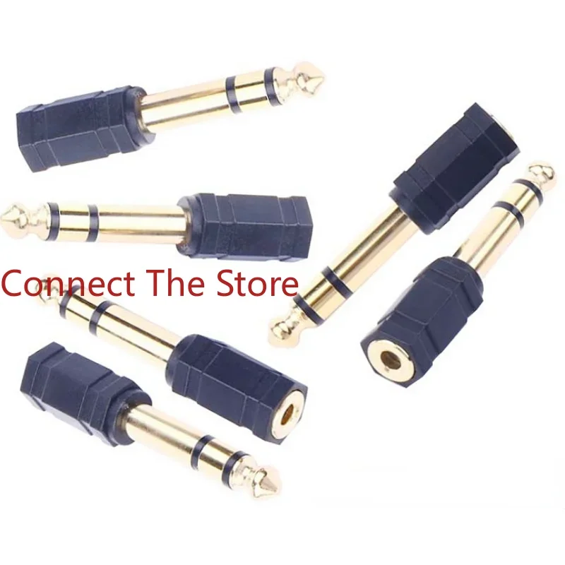 6PCS 6.35Stereo Male To3.5Stereo Female Audio Adapter 6.35 To 3.5 Gold-plated Socket
6PCS 6.35Stereo Male To3.5Stereo Female Audio Adapter 6.35 To 3.5 Gold-plated Socket