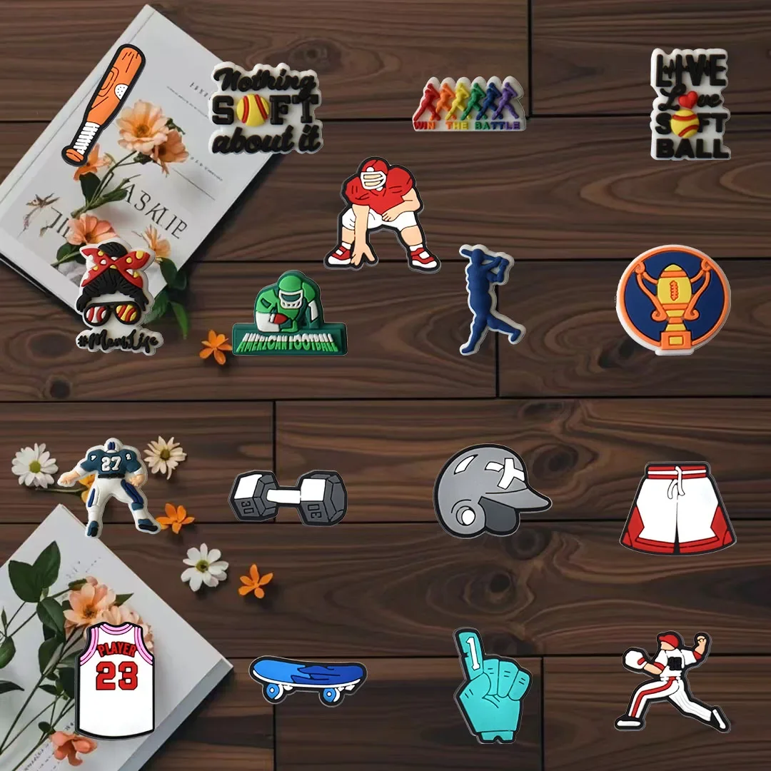 100Pcs Bulk Shoe Charms for Crocs Accessories Baseball Shoes Charm for Croc Decorations Pins Men Jeans Woman Clogs Clips Badges
100Pcs Bulk Shoe Charms for Crocs Accessories Baseball Shoes Charm for Croc Decorations Pins Men Jeans Woman Clogs Clips Badges
