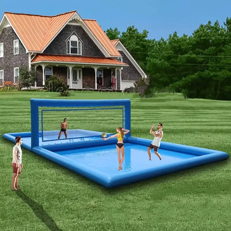 Stock -33FT Commercial Grade PVC Inflatable Volleyball Court, Outdoor Volleyball Pool, Beach Water Field for Ourdoor Sport Game
Stock -33FT Commercial Grade PVC Inflatable Volleyball Court, Outdoor Volleyball Pool, Beach Water Field for Ourdoor Sport Game