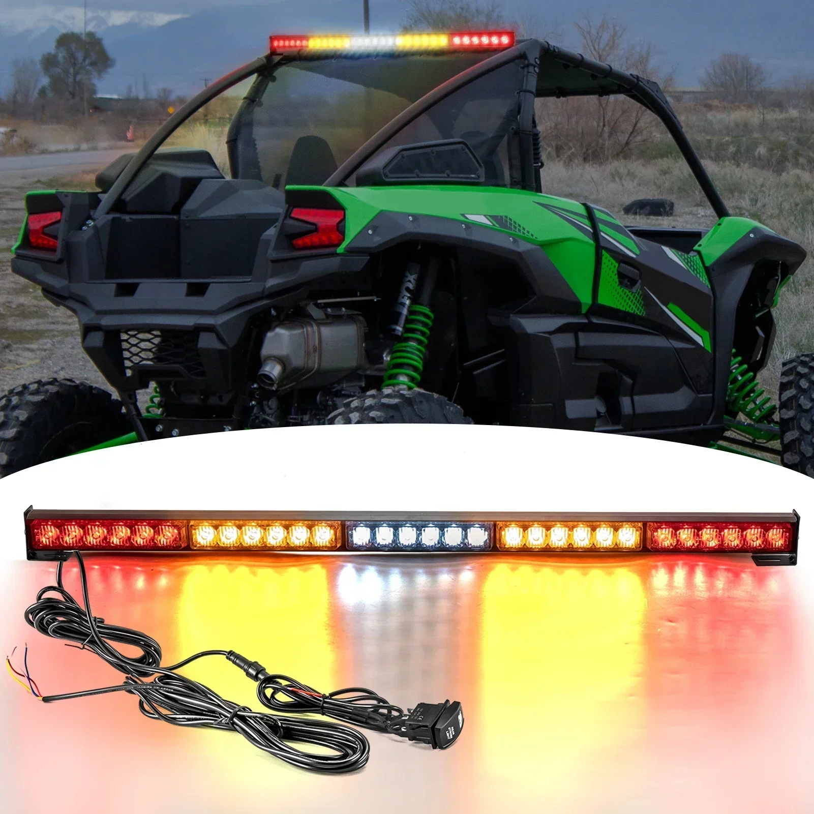 For Polaris RZR Maverick X3 KRX1000 Talon Yxz Wildcat Multi-Function 30" Offroad LED Rear Chase Strobe Light Bar
For Polaris RZR Maverick X3 KRX1000 Talon Yxz Wildcat Multi-Function 30" Offroad LED Rear Chase Strobe Light Bar