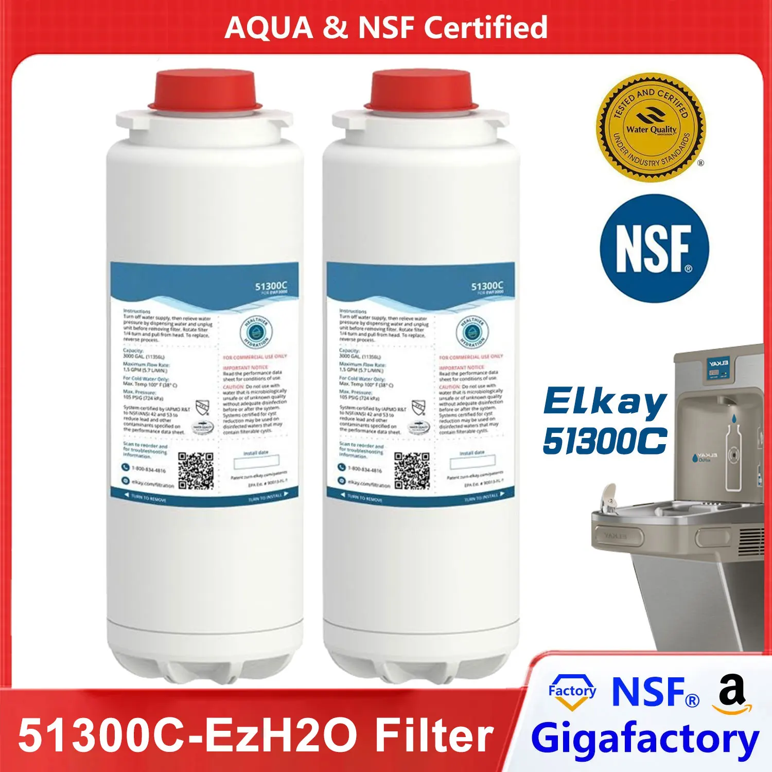 Замена WaterSentry 51300C для наполнения бутылок Elkay 51300C, Elkay ezH20 и Halsey Taylor, сертифицированная NSF
Замена WaterSentry 51300C для наполнения бутылок Elkay 51300C, Elkay ezH20 и Halsey Taylor, сертифицированная NSF