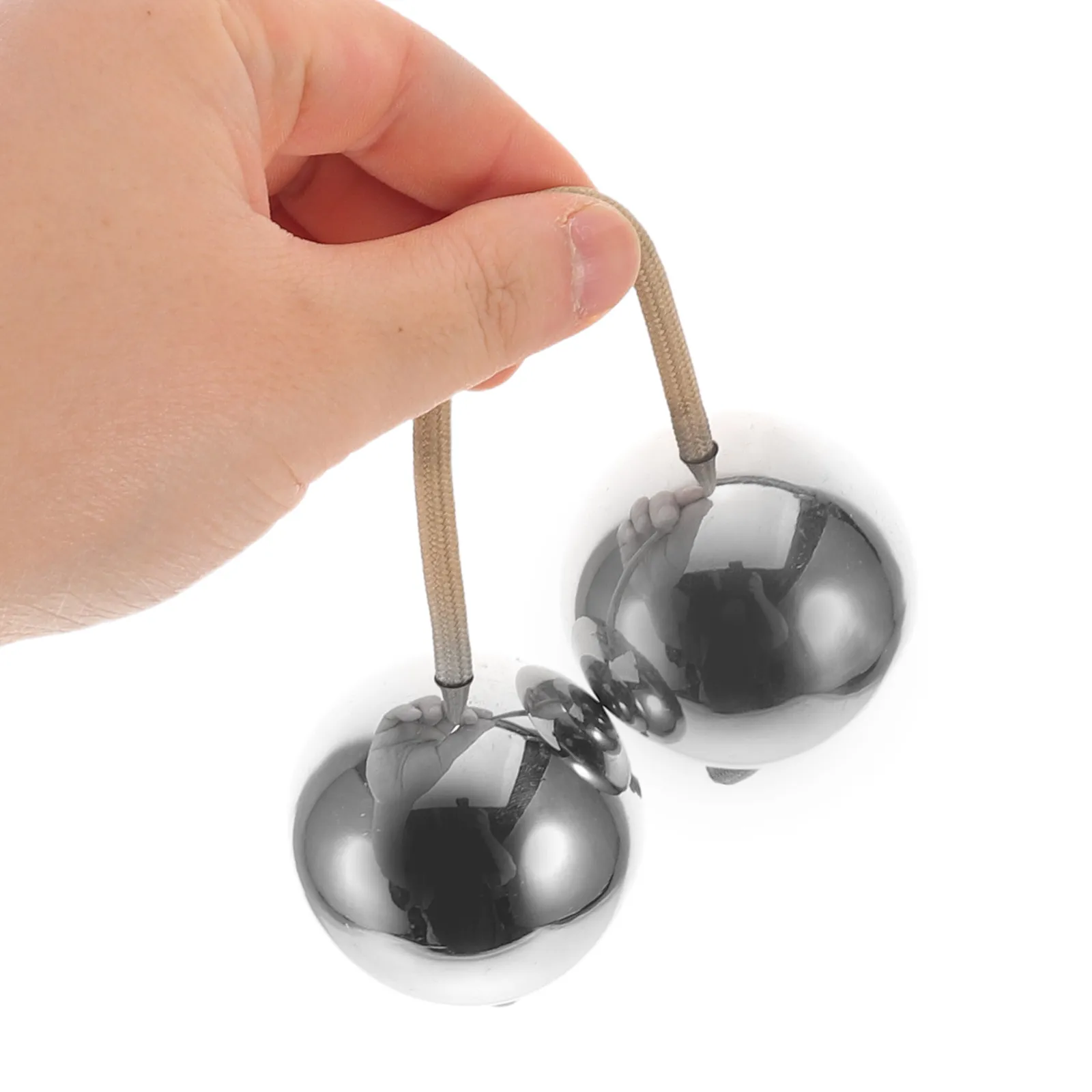 Rhythm Hand Shaker Seamless Stainless Steel Double Ball Percussion Handheld Instrument for Performance Music Teaching Kashaka
Rhythm Hand Shaker Seamless Stainless Steel Double Ball Percussion Handheld Instrument for Performance Music Teaching Kashaka