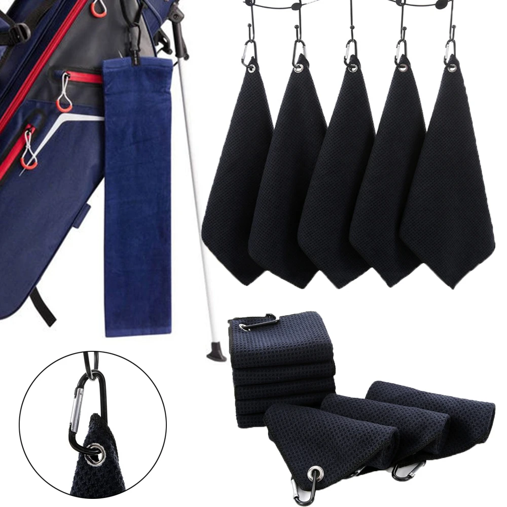 Black Microfiber Balls Hands Golf Towel Cleans Clubs Cleaning Towels With Carabiner Hook
Black Microfiber Balls Hands Golf Towel Cleans Clubs Cleaning Towels With Carabiner Hook