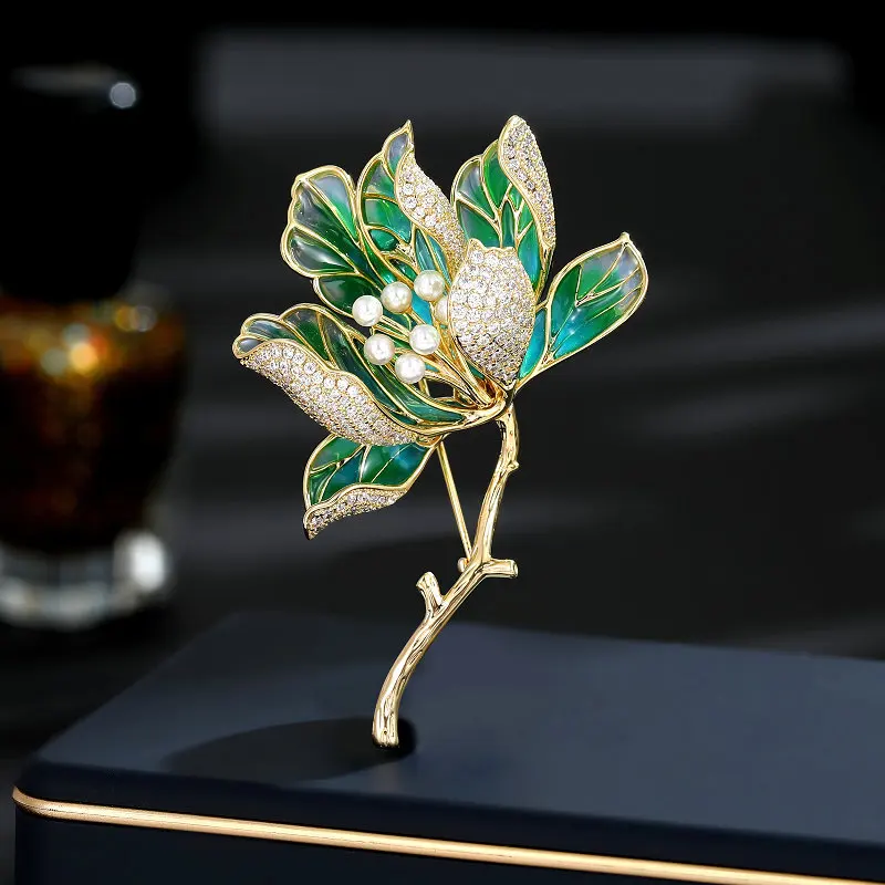 ZML fixed clothes pin inlaid high-end begonia brooch
ZML fixed clothes pin inlaid high-end begonia brooch
