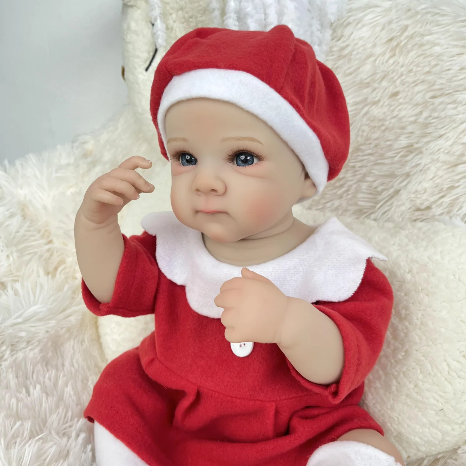 Кукла BZDOLL, реалистичная, как живая, девочка, 45 см (18 дюймов), полностью виниловая, с 3D-эффектом вен на коже, идеальна для купания и в подарок на день рождения
Кукла BZDOLL, реалистичная, как живая, девочка, 45 см (18 дюймов), полностью виниловая, с 3D-эффектом вен на коже, идеальна для купания и в подарок на день рождения