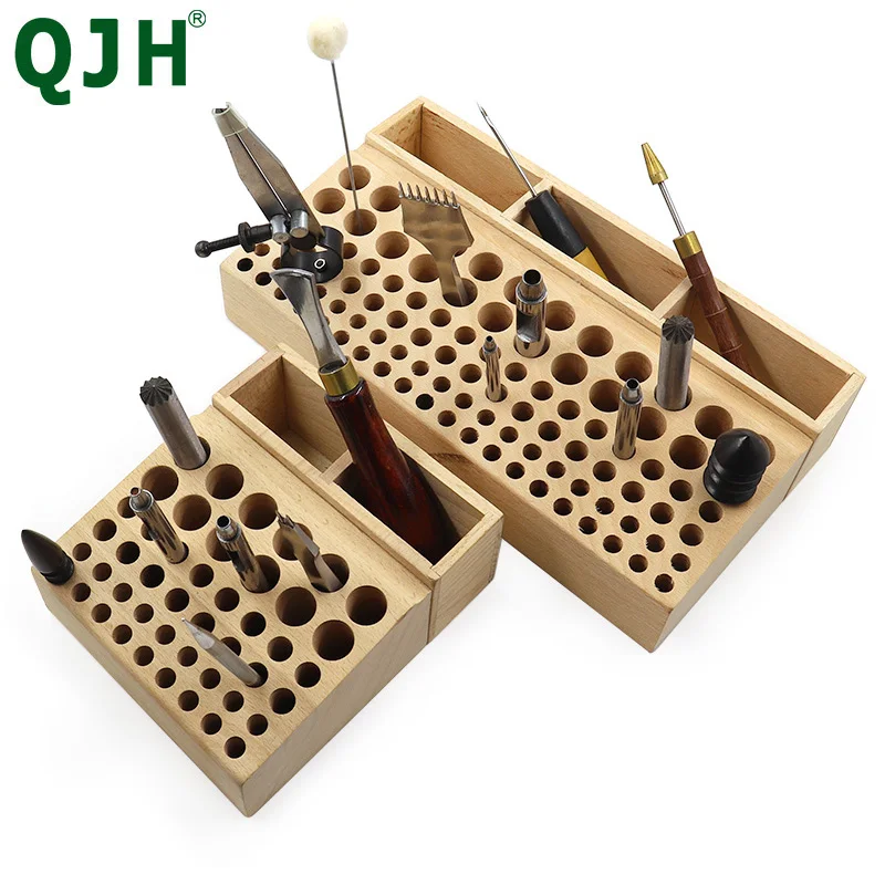 46/98 Holes Professional Beech Wood Leather Tool Stand,Compartments Organizer Rack,Leather Punching Stamping Carving Storage Kit
46/98 Holes Professional Beech Wood Leather Tool Stand,Compartments Organizer Rack,Leather Punching Stamping Carving Storage Kit