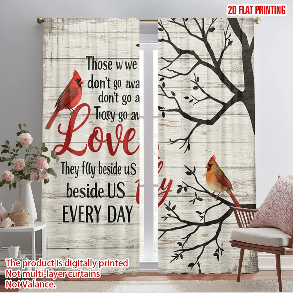 2pcs 2D flat printing Scene Curtain Those We Love Cardinals Beside Us Polyester Without Electricity All Season Party & Holiday
2pcs 2D flat printing Scene Curtain Those We Love Cardinals Beside Us Polyester Without Electricity All Season Party & Holiday