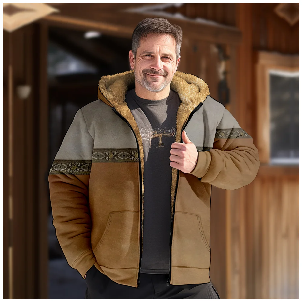 Men's Zipper Hoodies Long Sleeve Parkas Coat Jacket Paisley Retro Pattern Winter For Men/Women Clothing Sweatshirt Outerwear
Men's Zipper Hoodies Long Sleeve Parkas Coat Jacket Paisley Retro Pattern Winter For Men/Women Clothing Sweatshirt Outerwear