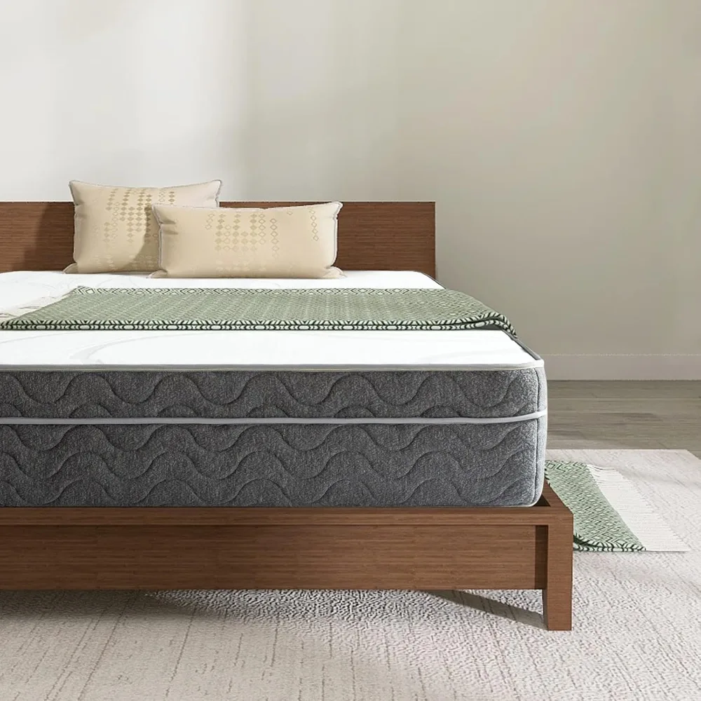 10 Inch Queen Innerspring Hybrid Memory Foam Mattress, Medium Firm Breathable Mattress, Pressure Relieving Mattress
10 Inch Queen Innerspring Hybrid Memory Foam Mattress, Medium Firm Breathable Mattress, Pressure Relieving Mattress