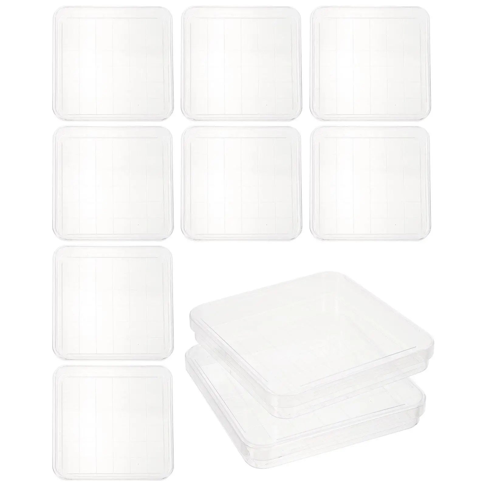 10pcs Disposable Petri Dishes Clear Square Plastic Lab Containers for Science Projects School Laboratory Analysis Professional
10pcs Disposable Petri Dishes Clear Square Plastic Lab Containers for Science Projects School Laboratory Analysis Professional