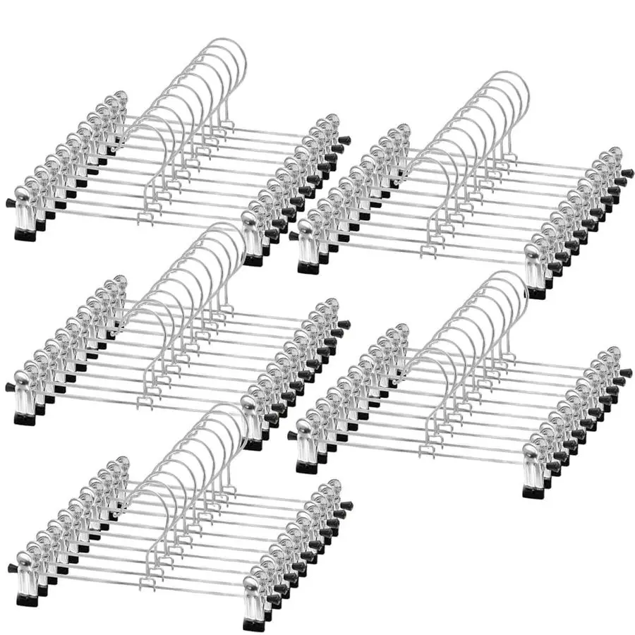 Pants Hangers 50 Pack, Skirt Hangers with Clips Shorts Hanger Closet Heavy Duty Clothes Hangers for Trousers Shirt Jeans Slim Ha
Pants Hangers 50 Pack, Skirt Hangers with Clips Shorts Hanger Closet Heavy Duty Clothes Hangers for Trousers Shirt Jeans Slim Ha