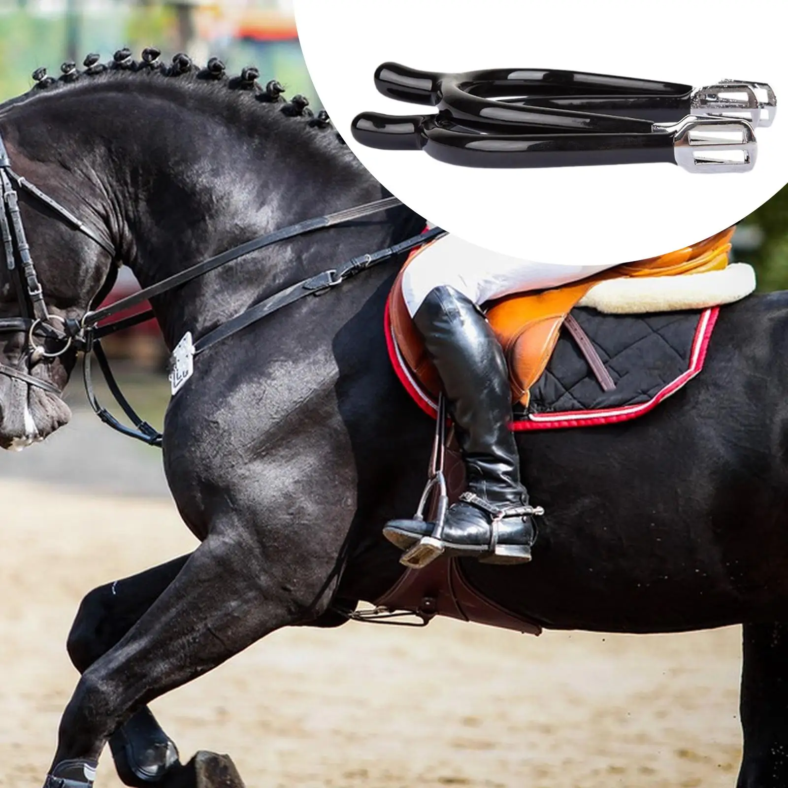 Western Cowboy Horse Spurs Zinc Alloy Decorative Boot Accessories for Horse Racing and Entertainment
Western Cowboy Horse Spurs Zinc Alloy Decorative Boot Accessories for Horse Racing and Entertainment