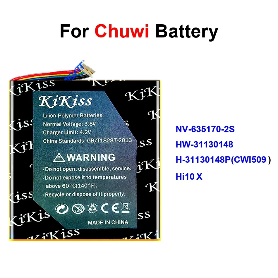 Battery NV-635170-2S HW-31130148 H-31130148PCWI509 For Chuwi HI10 Minibook Ubook Tablet PC 7-Wire Accumulator Batteria + Mini
Battery NV-635170-2S HW-31130148 H-31130148PCWI509 For Chuwi HI10 Minibook Ubook Tablet PC 7-Wire Accumulator Batteria + Mini