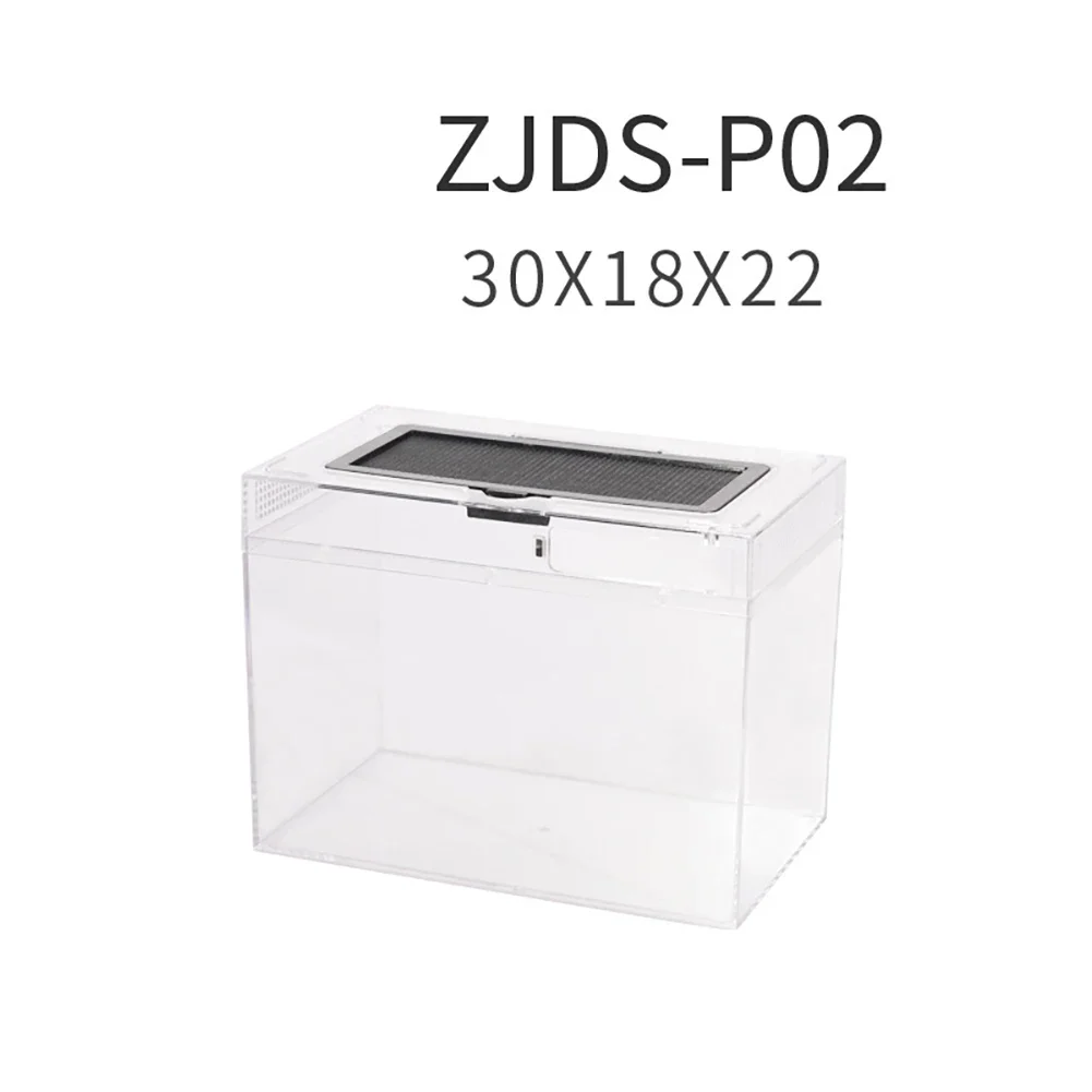 Reptiles Amphibians Feeding Box Acrylic Breeding Box Animal Habitat Cage Ventilation Holes Transparent Jumping Reptile Enclosure
Reptiles Amphibians Feeding Box Acrylic Breeding Box Animal Habitat Cage Ventilation Holes Transparent Jumping Reptile Enclosure