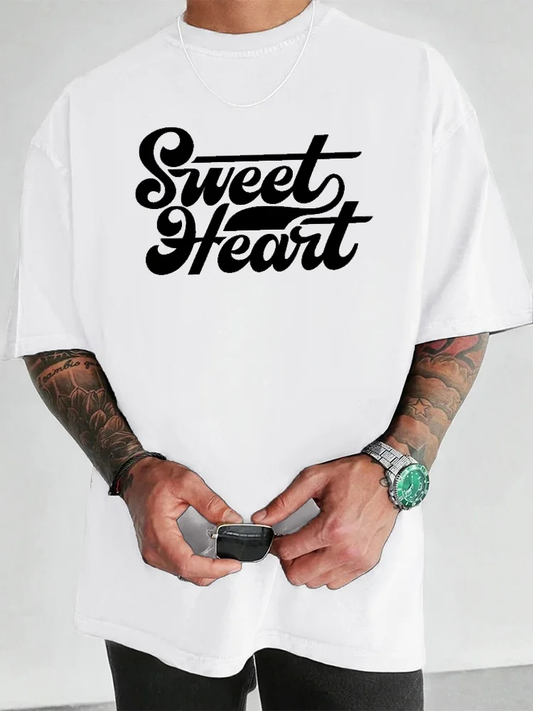 Teevo Summer T-Shirts 2025 Casual Short Sleeve Round Neck Sweet Heart Print Daily Loose T-Shirts For Men
Teevo Summer T-Shirts 2025 Casual Short Sleeve Round Neck Sweet Heart Print Daily Loose T-Shirts For Men