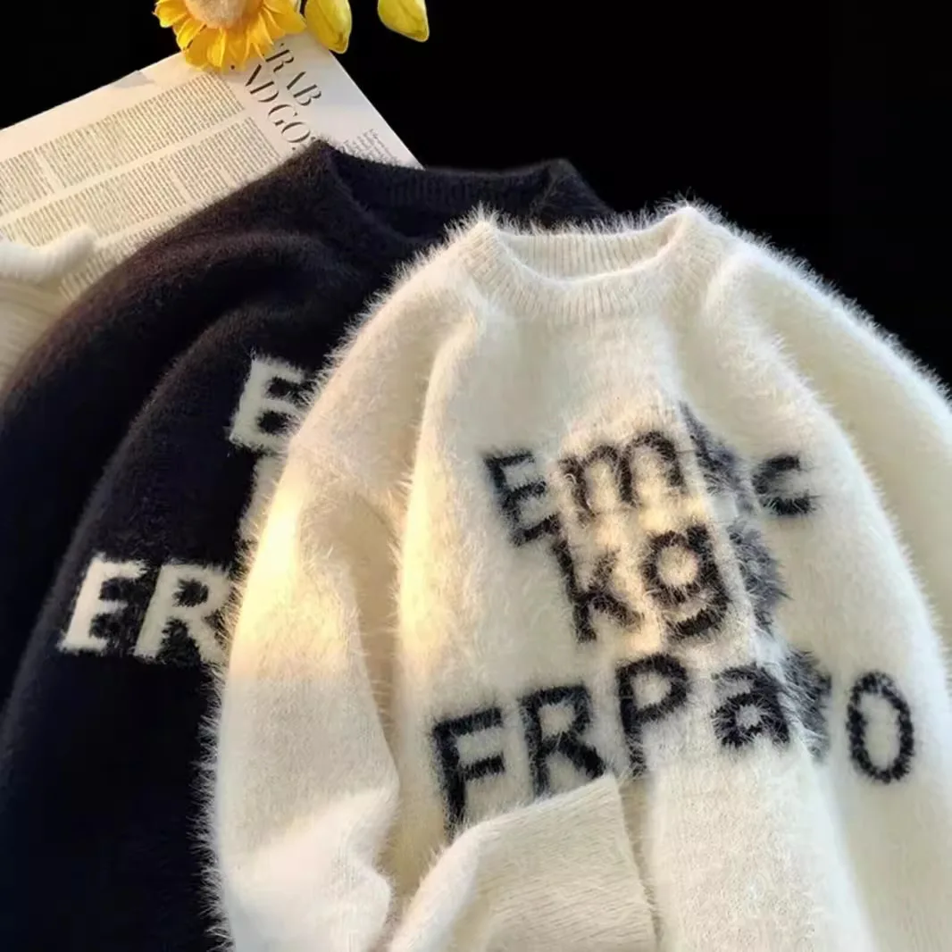 Мужской свободный вязаный свитер на меховой подкладке Lazy Sle, винтажный американский осенне-зимний новый поступление, студенческий повседневный высокий воротник, нике...
Мужской свободный вязаный свитер на меховой подкладке Lazy Sle, винтажный американский осенне-зимний новый поступление, студенческий повседневный высокий воротник, нике...