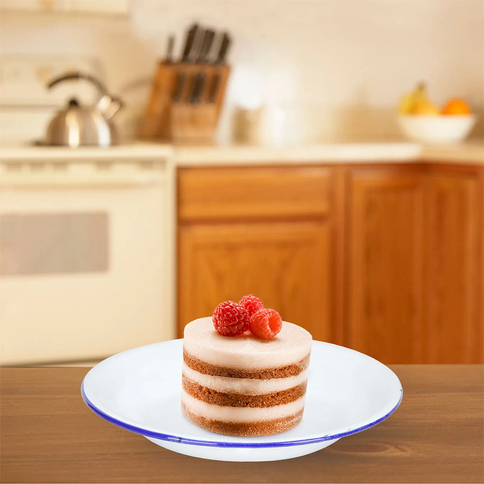 6Pcs Vintage Enamel Dinner Plates Round Rim Unbreakable Plates for Camping Picnic Outdoor Fruit Salad Dishes
6Pcs Vintage Enamel Dinner Plates Round Rim Unbreakable Plates for Camping Picnic Outdoor Fruit Salad Dishes