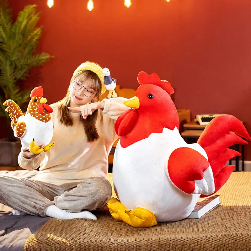 Simulation Cock Plush Toys Stuffed Soft Chicken Dolls Animal Poultry Pillow Funny Home Cushion Decor Birthday Gift
Simulation Cock Plush Toys Stuffed Soft Chicken Dolls Animal Poultry Pillow Funny Home Cushion Decor Birthday Gift