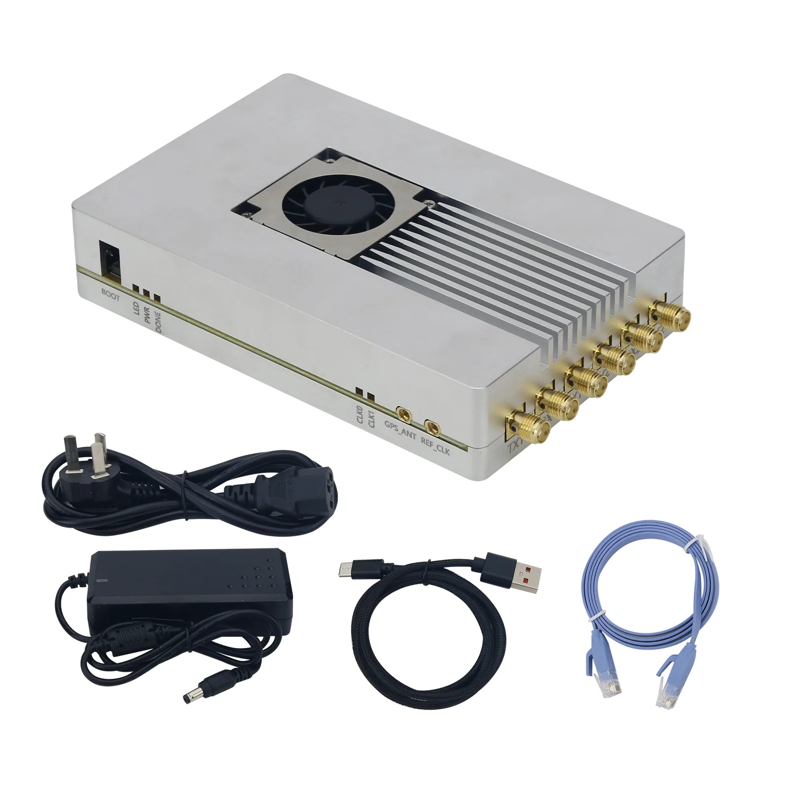 Hamgeek XC7Z100+ADRV9371 Development Board Onboard GPS Module with CNC Shell Support for ADI IIO Oscilloscope
Hamgeek XC7Z100+ADRV9371 Development Board Onboard GPS Module with CNC Shell Support for ADI IIO Oscilloscope