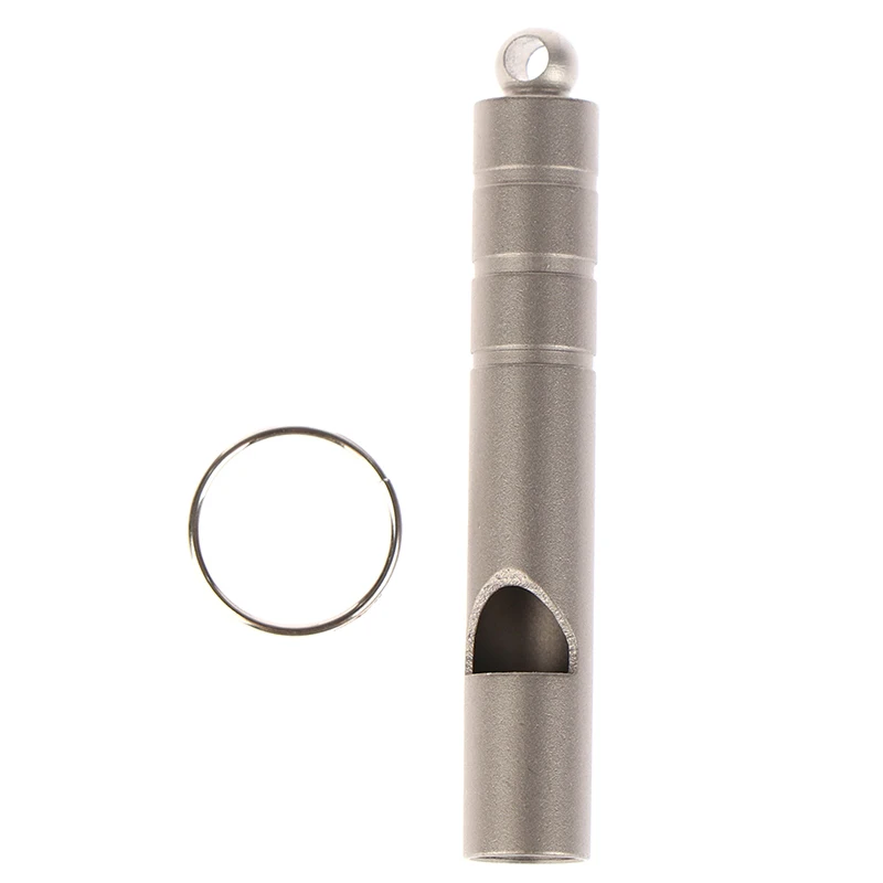 New Pure Titanium Single-Barrel Whistle With Cord Outdoor Portable Emergency Survival Camping Hiking Exploring Camping Whistle
New Pure Titanium Single-Barrel Whistle With Cord Outdoor Portable Emergency Survival Camping Hiking Exploring Camping Whistle