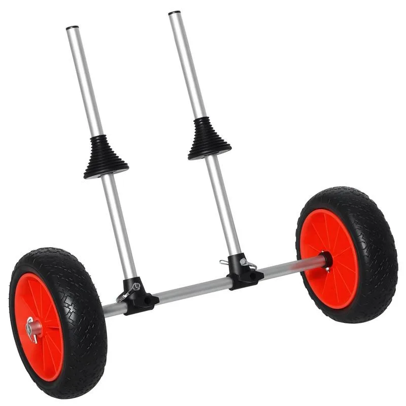 Kayak Cart, Trolley Trailer Kayak Wheels with Strong Aluminum Frame, Adjustable Width Crossbar, & Large Tires
Kayak Cart, Trolley Trailer Kayak Wheels with Strong Aluminum Frame, Adjustable Width Crossbar, & Large Tires