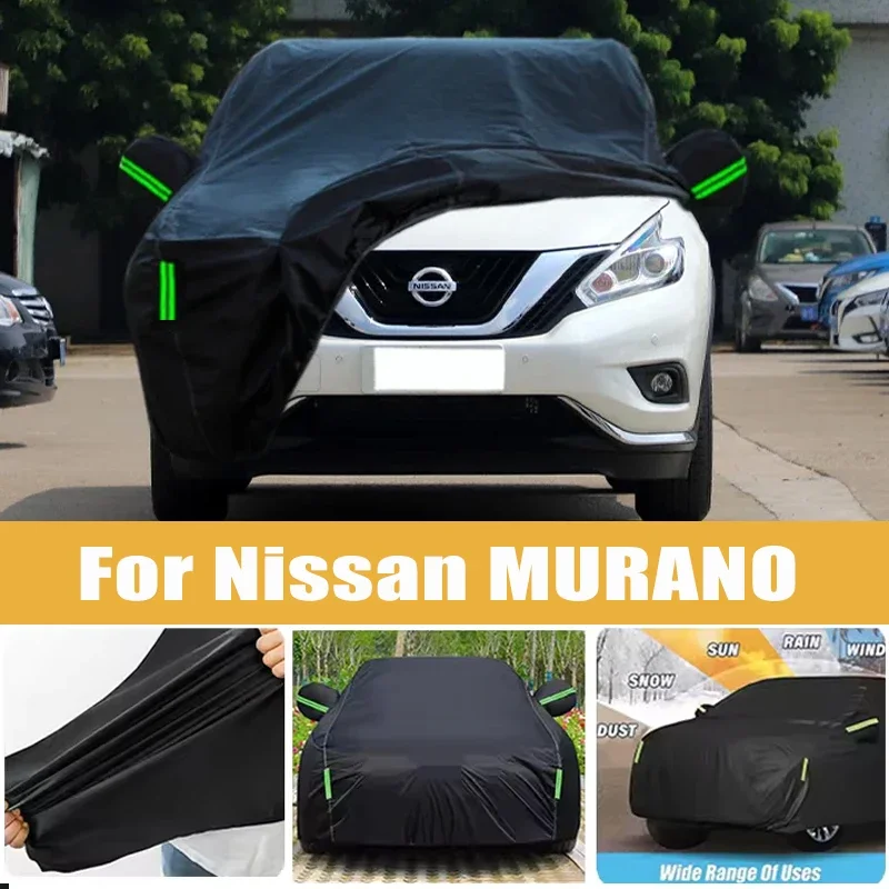 For Nissan MURANO Full Car Cover Four Seasons Outdoor Sun Anti UV Rain Snow Dust Protection Oxford Cloth Accessories
For Nissan MURANO Full Car Cover Four Seasons Outdoor Sun Anti UV Rain Snow Dust Protection Oxford Cloth Accessories